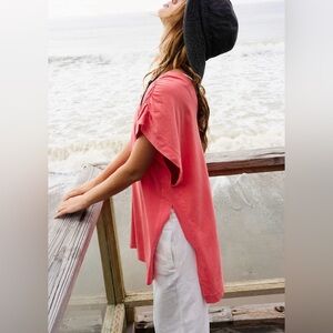 ▪️Free People Movement Arabesque Tee in Electric Sunset